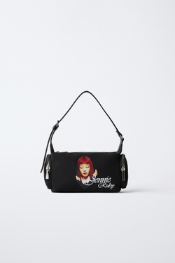 ZARA СУМКА НА ПЛЕЧО JENNIE RUBY ®, ЧЕРНЫЙ