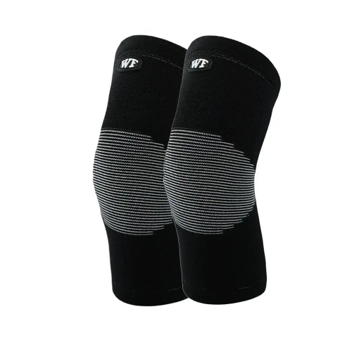 Наколенники тканевые WOD Friends Double Layer Cotton Knee Sleeves - 4mm (Черные)