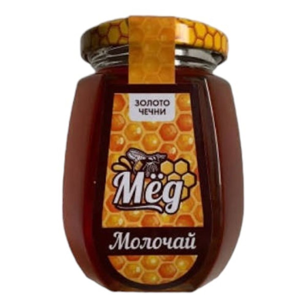Мед молочай ЗОЛОТО ЧЕЧНИ 250 гр ст/б