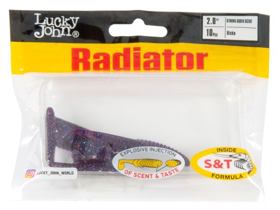 Виброхвосты съедобные LJ Pro Series RADIATOR 2.0"(5 см), цв. S63, 10 шт.