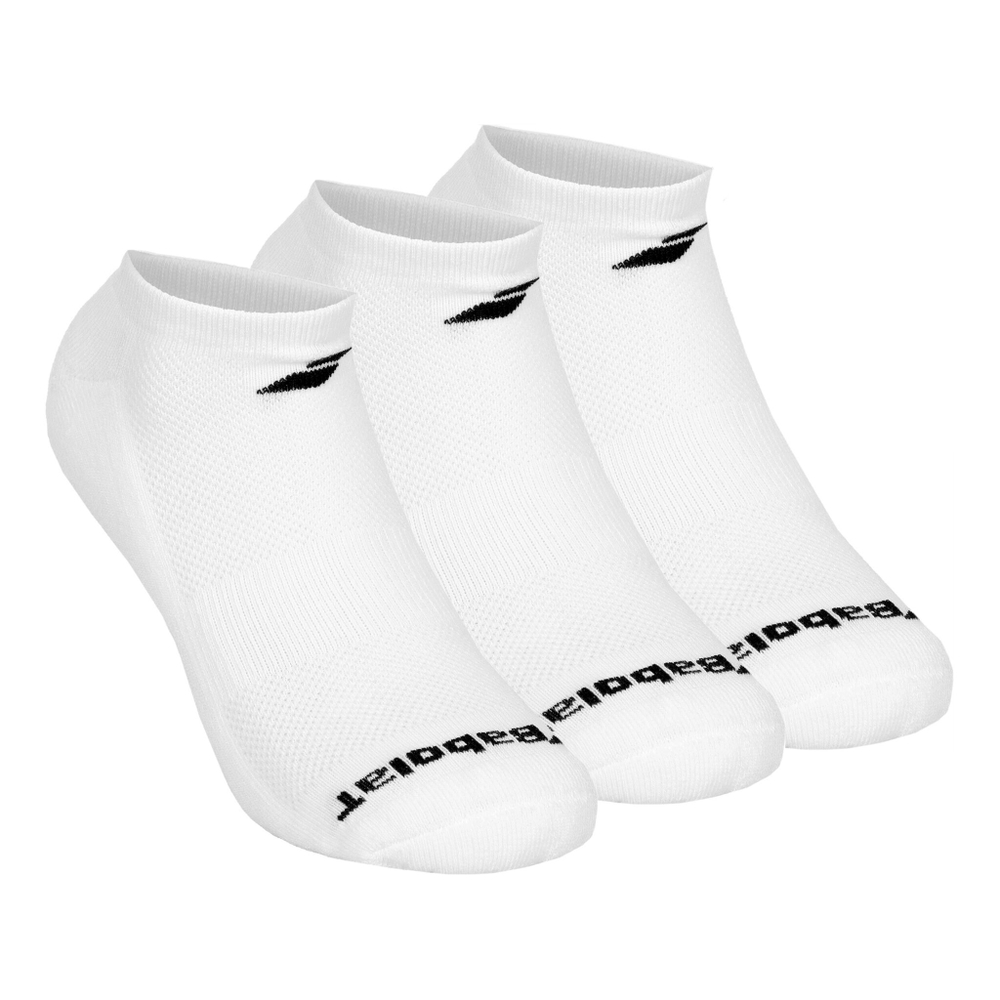 Babolat Invisible Tennis Socks 3 Pack - White, Black