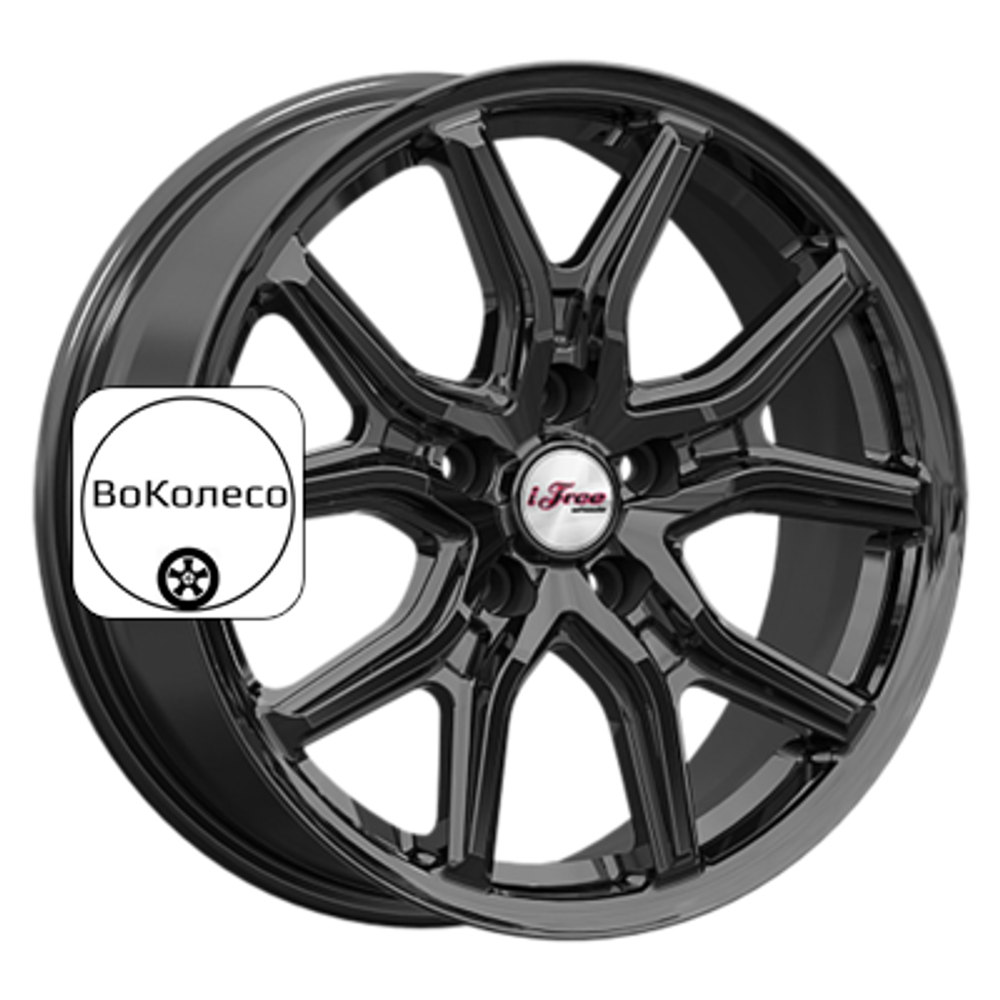 6,5x17/5x114,3 ET38 D67,1 Страйк (КС1080) BK iFree