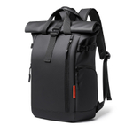 TANGCOOL Nylon Fabric Backpack Large Men"s Black