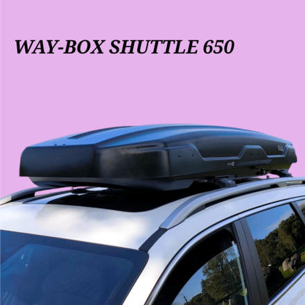 Автобокс Way-box Shuttle 650 чёрный 228*100*35 см.