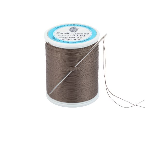 Нитки для пэчворка SumikoThread 200 м, (219 ярд), 31 т.серый