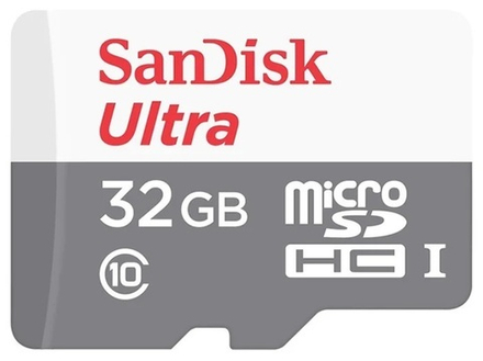 Карта памяти SanDisk Ultra microSDHC 32GB UHS-I, R 100 МБ/с