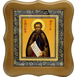 Георгий Пелопонесский, Малеин преподобный. Икона на холсте.