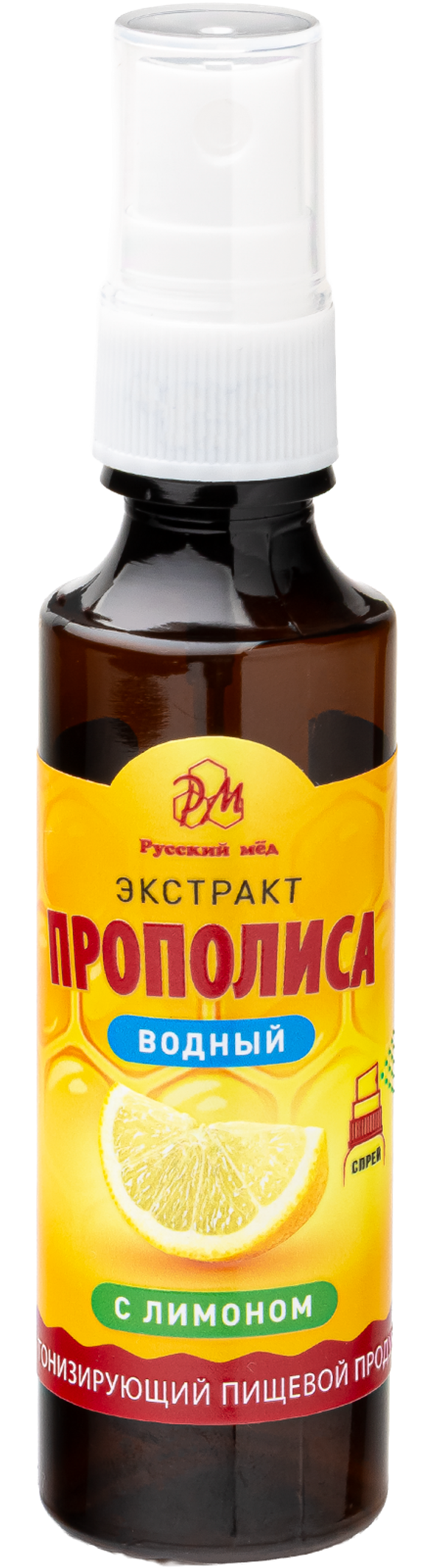 Спрей водный экстракт прополиса с лимоном Медолюбов 50 мл