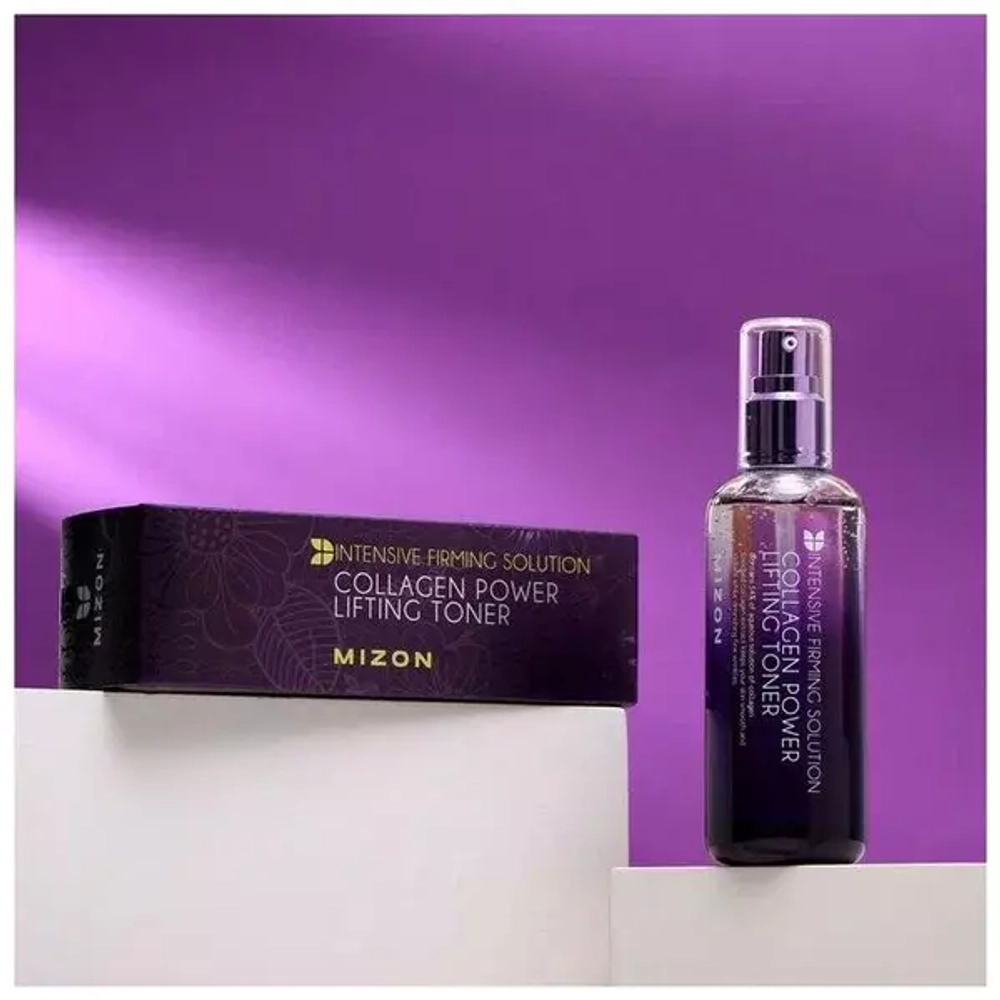 MIZON Лифтинг-тонер с морским коллагеном - Collagen Power Lifting Toner ,120мл