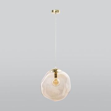 Подвесной светильник со стеклянным плафоном 1*Е27 4261 янтарный Sol TK Lighting