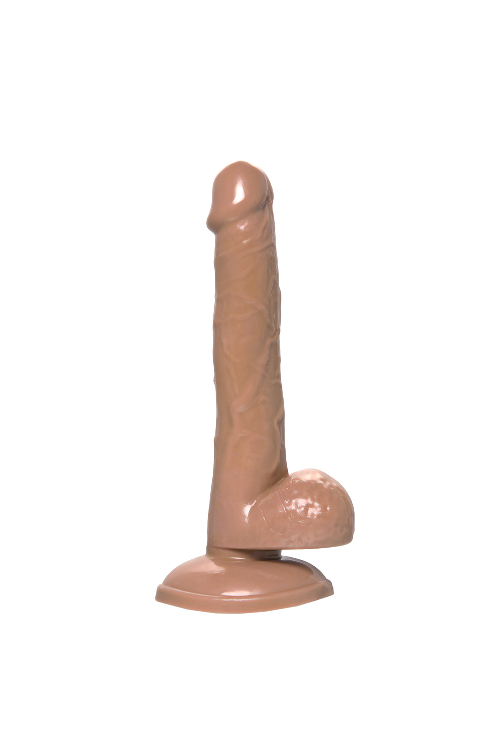 Фаллоимитатор A-Toys Delion коричневый 20,5 см