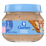 Gerber, 2nd Foods®, индейка с подливой для малышей, умеющих сидеть, 71 г (2,5 унции)