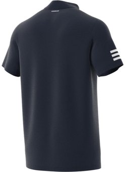 Мужское поло теннисное Adidas Primegreen Aeroready Club 3STR Polo - legend ink/white