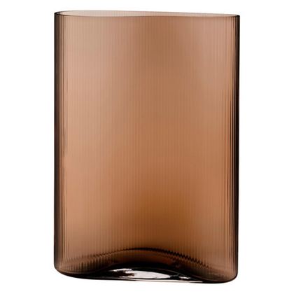 Ваза 38см Nude Glass Туман карамельная