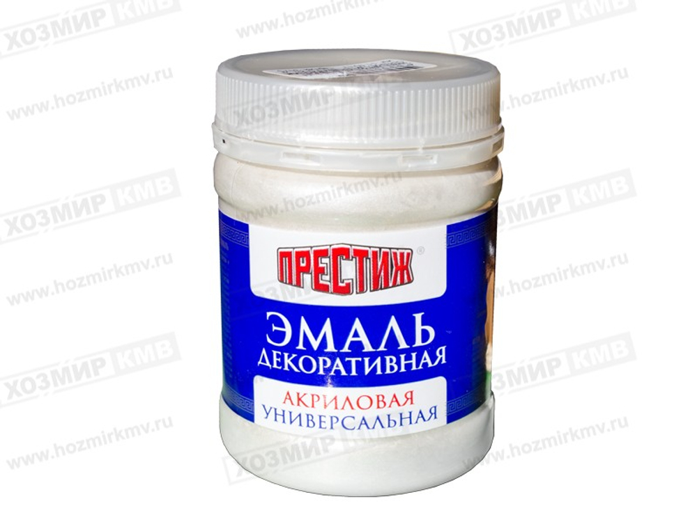 0,23 кг (ПРЕСТИЖ) Эмаль акриловая декор. СЕРЕБРИСТЫЙ МЕТАЛЛИК