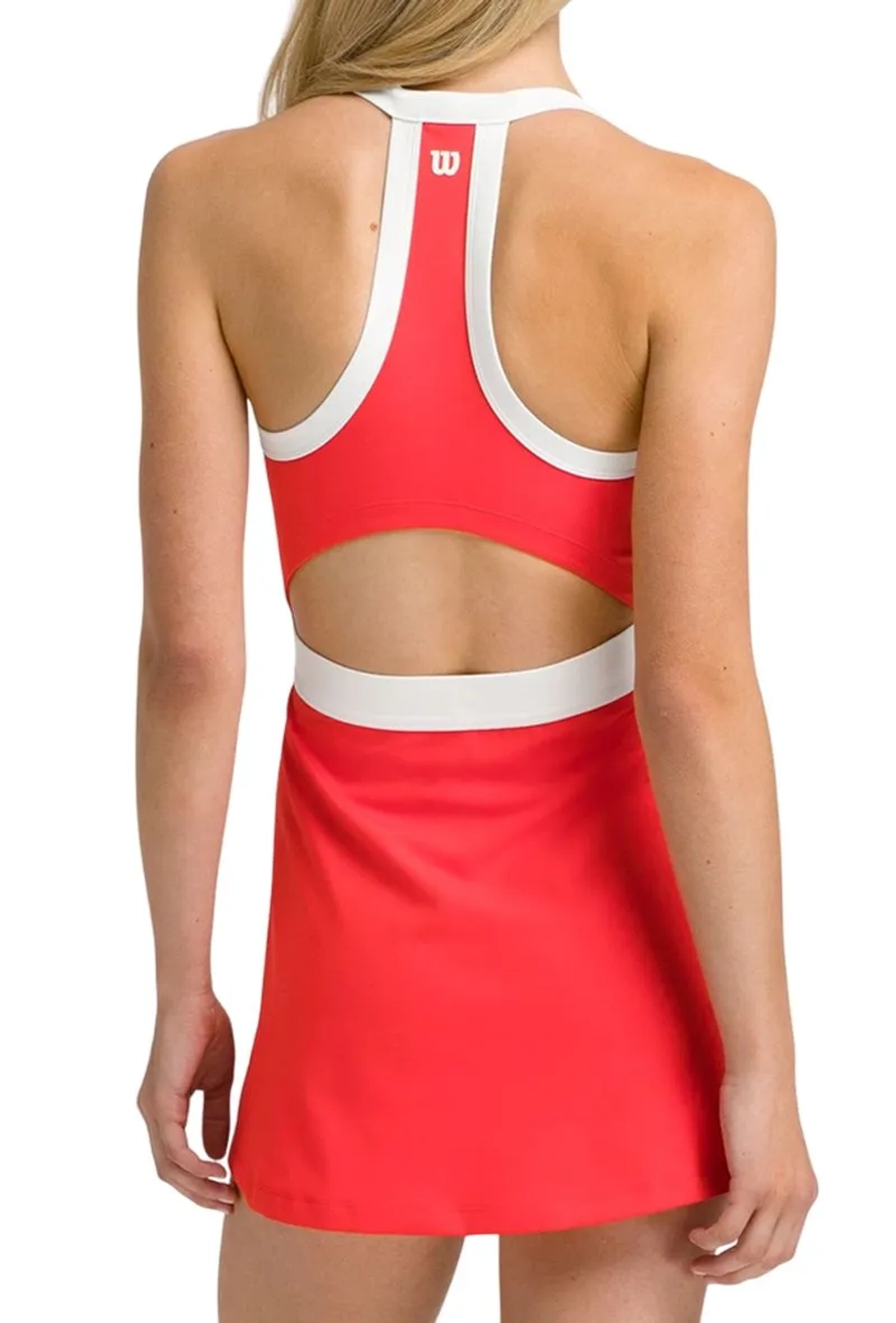 Теннисное платье Wilson Rally Halter Unlined - infrared