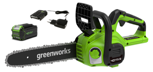 Пила аккумуляторная 40V Greenworks G40CS30IIK4 30см 1хАКБ 4Ач и ЗУ