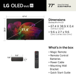 Телевизор LG OLED77W6P Wallpaper Design