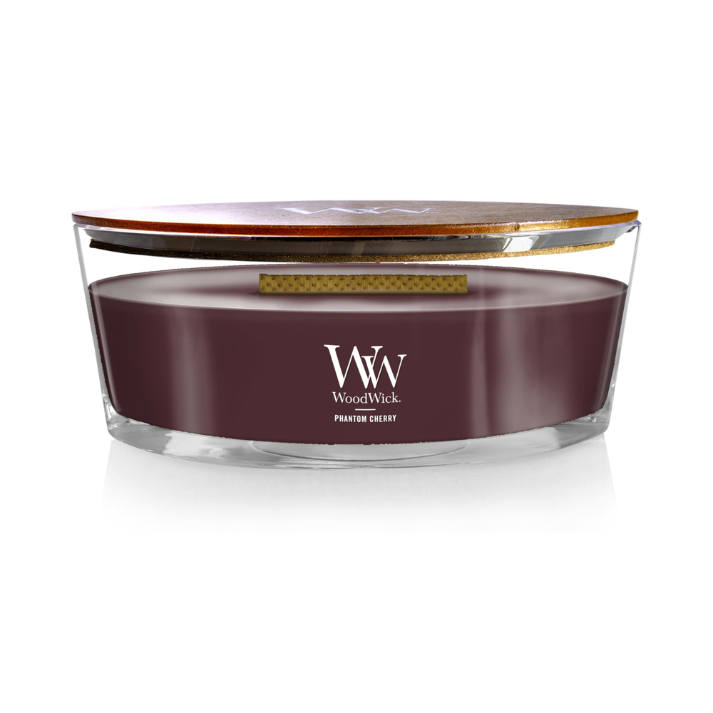 Свеча ароматическая WoodWick Phantom Cherry элипс 453 г.