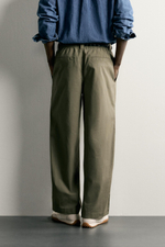 БРЮКИ RELAXED FIT СО СКЛАДКАМИ — ZARA · 1063/443