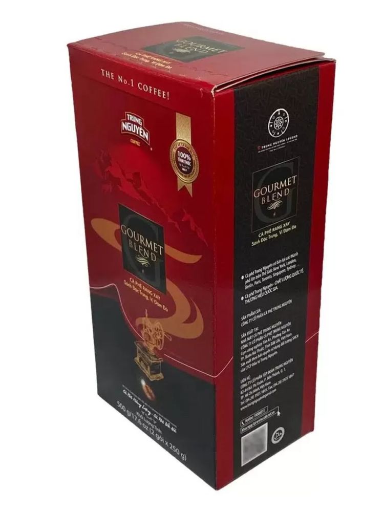 Кофе молотый Trung Nguyen Gourmet Blend, 500 г, 2 шт