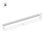 Светильник MAG-LASER-45-L480-18W Warm3000 (WH, 15 deg, 24V) (Arlight, IP20 Металл, 3 года)