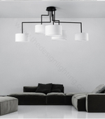 Ceiling design lamp  Noon 5 by Zeitraum (White)