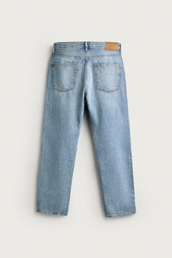 ZARA ЛЕГКИЕ ДЖИНСЫ REGULAR FIT, ГОЛУБОЙ