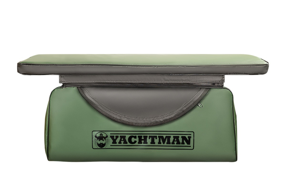 Накладки на банки комплект 98х25 Yachtman зеленый-черный
