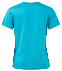 Женская футболка Joma Picasho Short Sleeve — fluor turquoise/dark navy