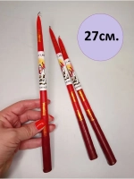 Свечи Иерусалимские красные набор 3шт.
