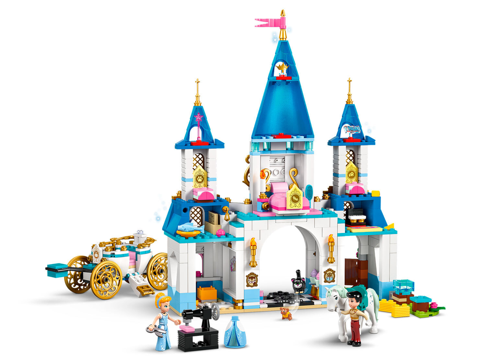 Конструктор Лего Дисней Принцесса Замок Золушки и карета | LEGO Disney Princess Cinderella’s Castle 43275 596 детали 6+