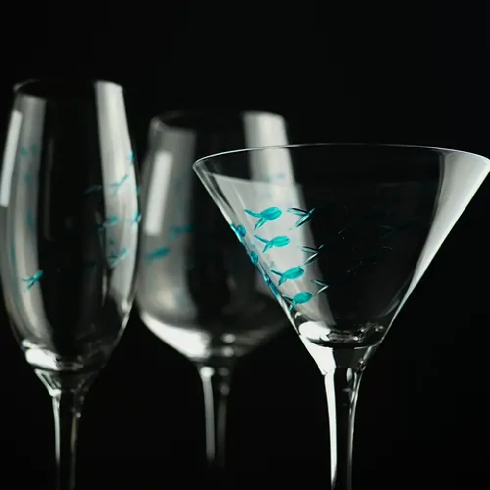 Рюмка коктейльная 280 мл Мартини "Abyss" декор d 11,5 см h18,5 см P.L. - BarWare [4]