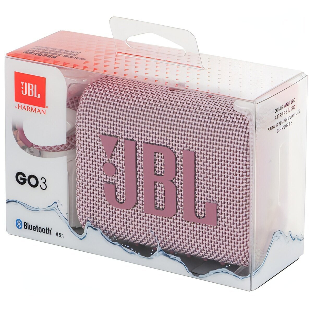 JBL GO 3 розовый