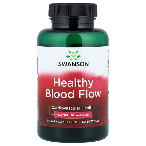 Swanson Vitamins, Healthy Blood Flow, 60 капсул