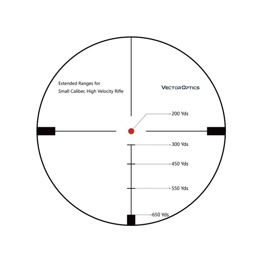Оптический прицел Vector Optics Hugo 6-24x50 SFP (установка на Тигр, СВД, Вепрь 308 СОК-95 / Сетка VOI-10BDC / с подсветкой )