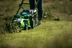 Газонокосилка аккумуляторная GREENWORKS TwinForce G40LM49DB 40В,49см,без АКБ и ЗУ (2500207)
