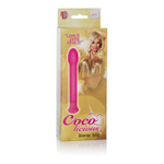 Розовый вибромассажер Coco Licious Slender Tulip Vibes - 17 см. (Цвет: розовый)
