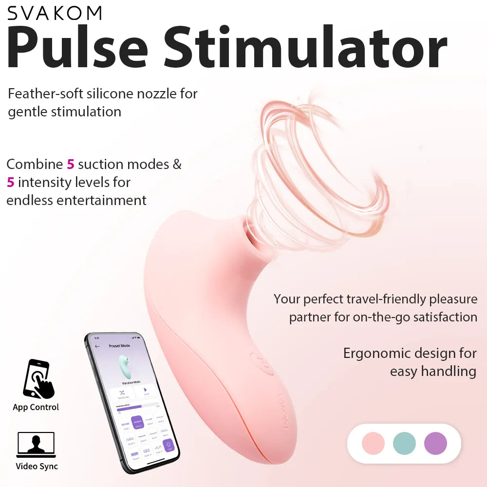 Svakom Вибратор вакуумный PULSE LITE NEO HX013H