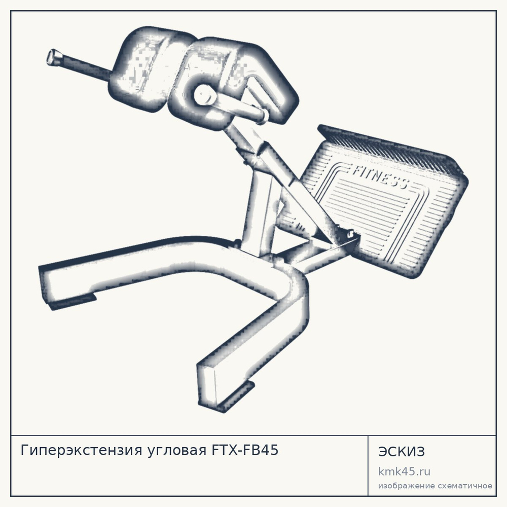 Гиперэкстензия угловая FTX-FB45 — от 38 000 ₽