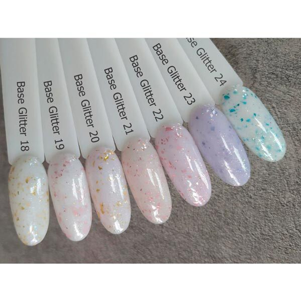 Grattol Base Rubber Glitter - База камуфлирующая