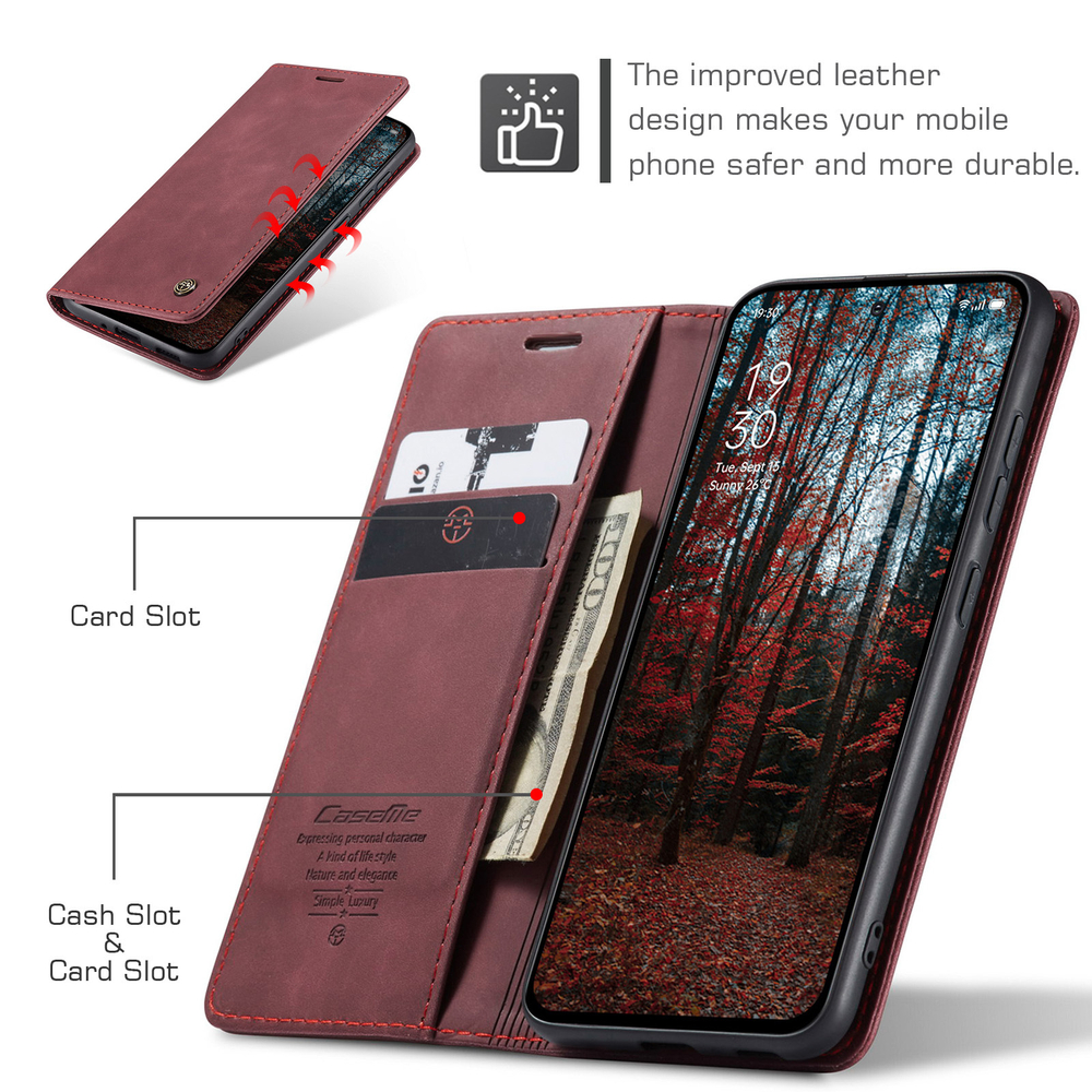 Чехол-книжка CaseMe Matte OPPO Reno 13 Pro global