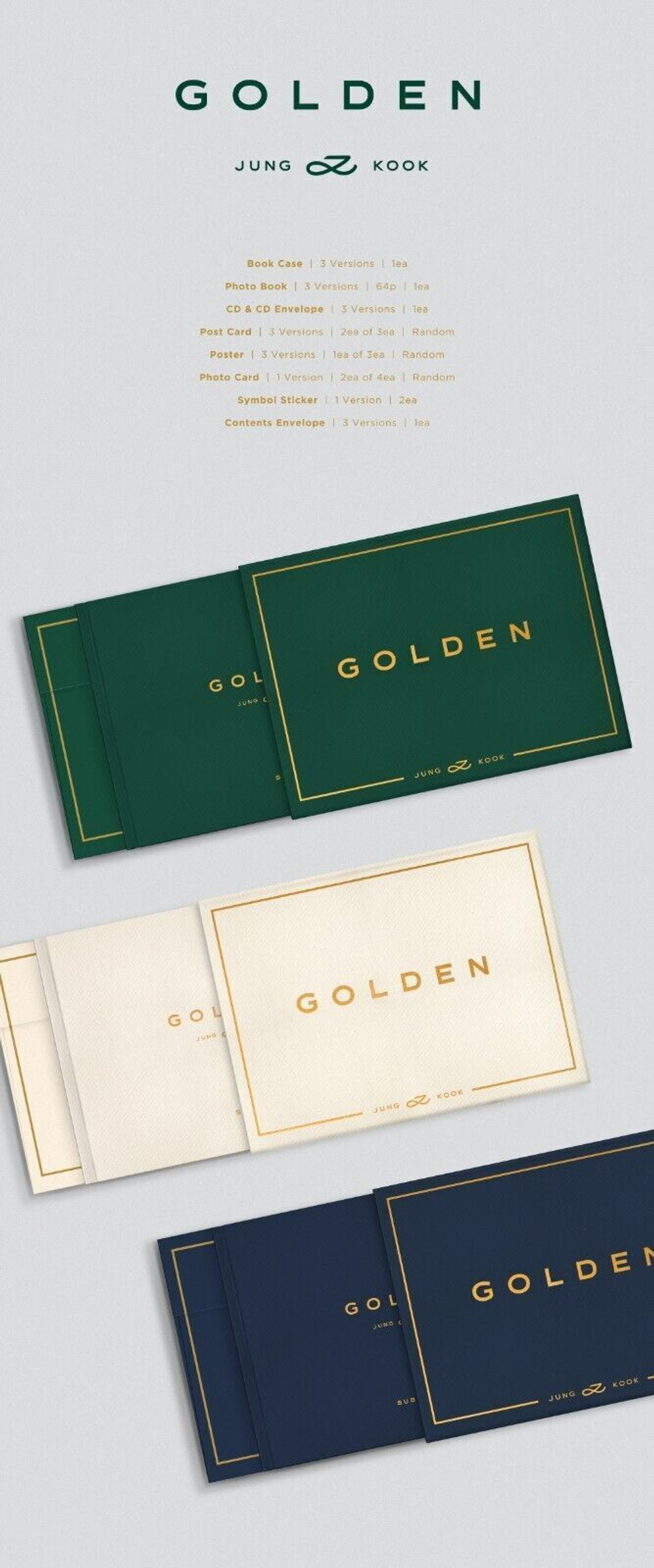 JUNGKOOK BTS - GOLDEN (Substance ver.)