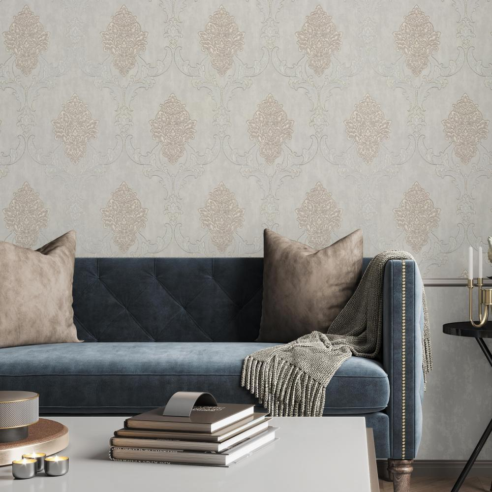 Обои виниловые PALITRA LIFE Chantilly PL72078-12, орнамент, размер 1.06 х 10.05 м