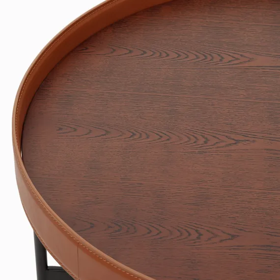 Кофейный столик Riveton Ø70х39 см, коричневый