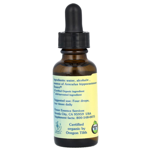 Flower Essence Services, белый каштан, цветочная эссенция, 30 мл (1 жидк. унция)