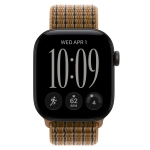Умные часы Apple Watch Series 12 GPS, 42mm, Black Aluminum Case with Light Umber Plaid Sport Loop