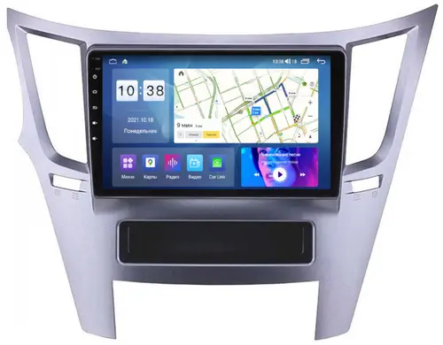 Магнитола для Subaru Legacy, Outback 2009-2015 - Parafar PF794UHD на Android 13, Быстрая, QLED, CarPlay, 4G SIM-слот