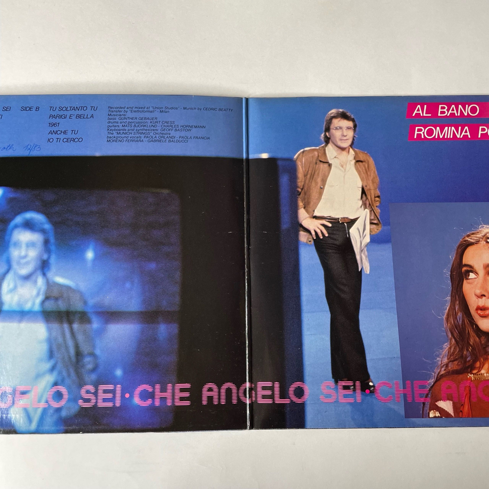 Винтажная виниловая пластинка LP Al Bano and Romina Power, Che Angelo Sei (Германия 1982) Tu Soltanto Tu