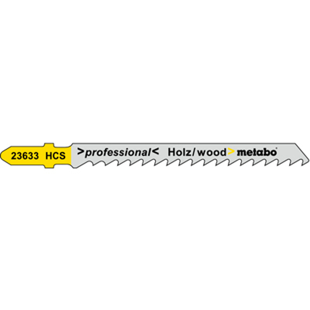 Полотно для лобзика Metabo дерево T144D Professional 75 мм (623633000) 5 шт